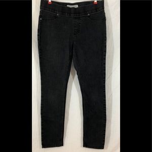 Chico’s Black denim stretch elastic waist